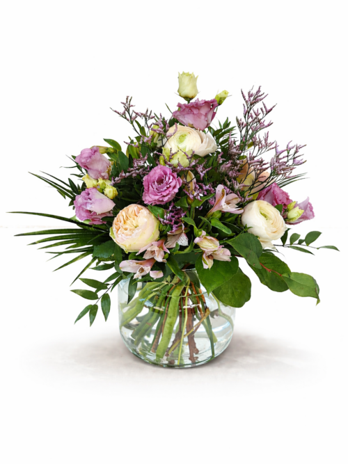 Biedermeier Stil im rosa – Floria Blumen Mönchengladbach