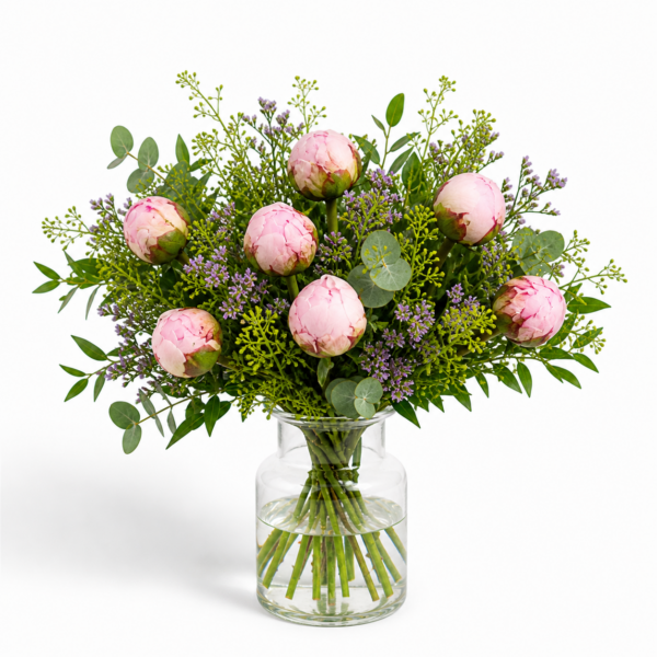 Pfingstrosen rosa Strauß kaufen – frisch gebunden | Floria Blumen Mönchengladbach – Floria Blumen Mönchengladbach